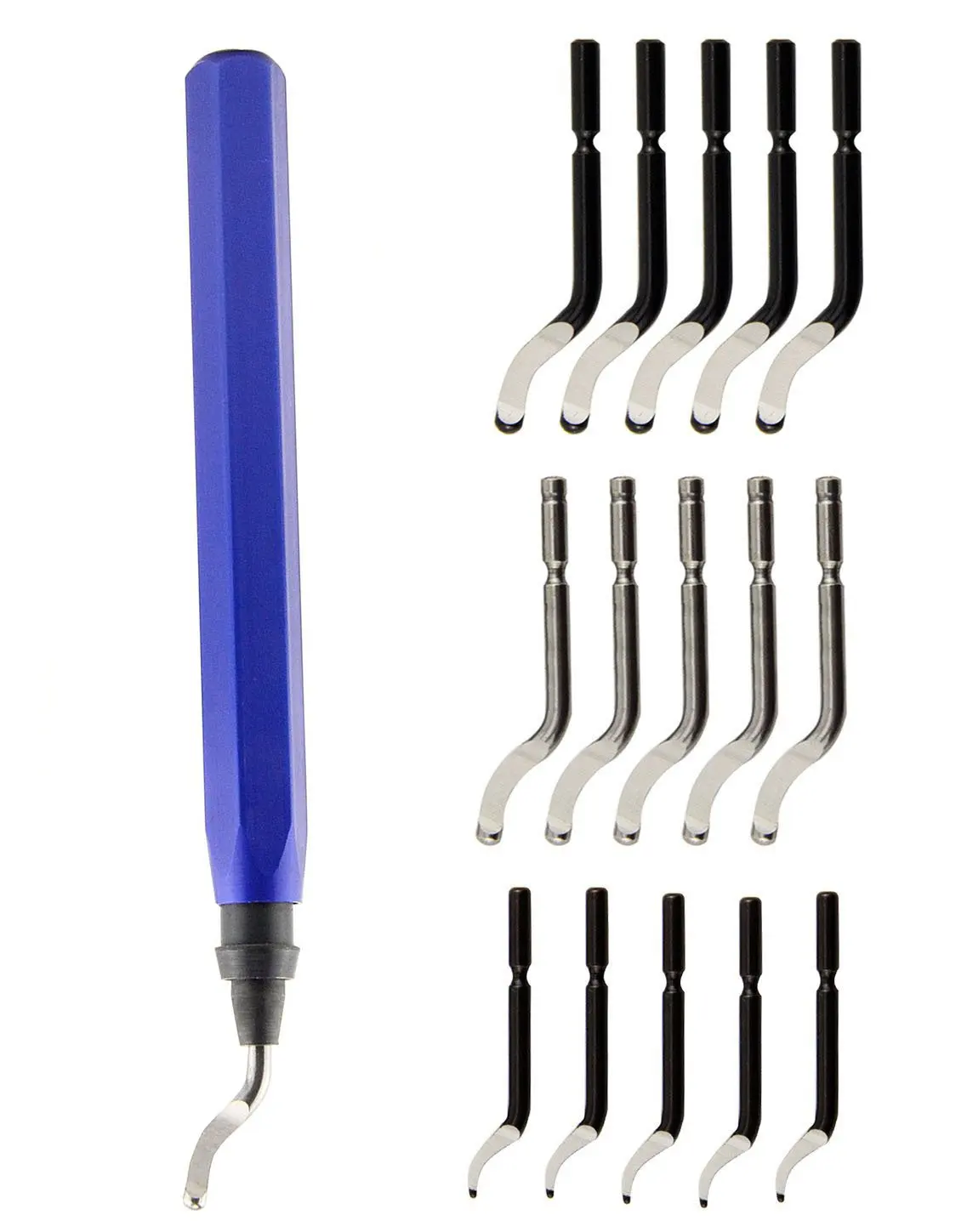 RB1000 Aluminium Hand Metal Deburring Tool Set  Rotary Deburr Blades Set Burr Remover Deburring Tube Pipe Tool