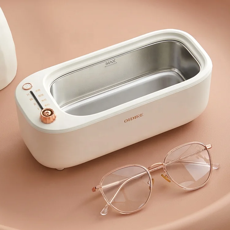 2023 New Arrivals Large Capacity Vibrating Ultrasound Multi-purpose Digital Ultrasonic Eyeglasses Cleaner