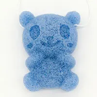 100% Natural Charcoal Gentle Deep Cleaning Konjac Sponge Cute Bear Shape Kids Infants Toddlers Bath Sponge For Kids