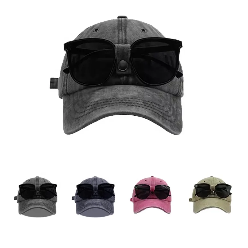 custom Adjustable Baseball Caps Outdoor Sports Peaked Cap for Women With Sunglasses dad hats