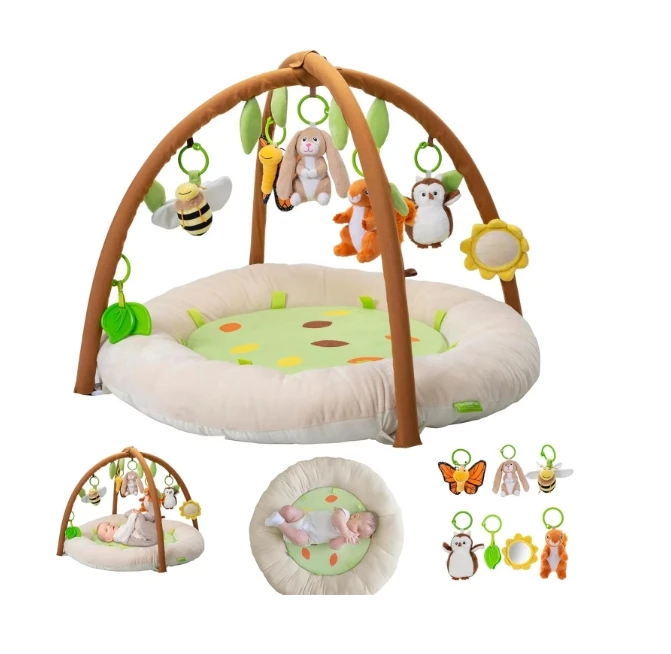 Close to Nature Baby Essential Play Mat Activity Gym Two Little Feet Innovative Super Thick Padded Super Comfort Mat Lounger