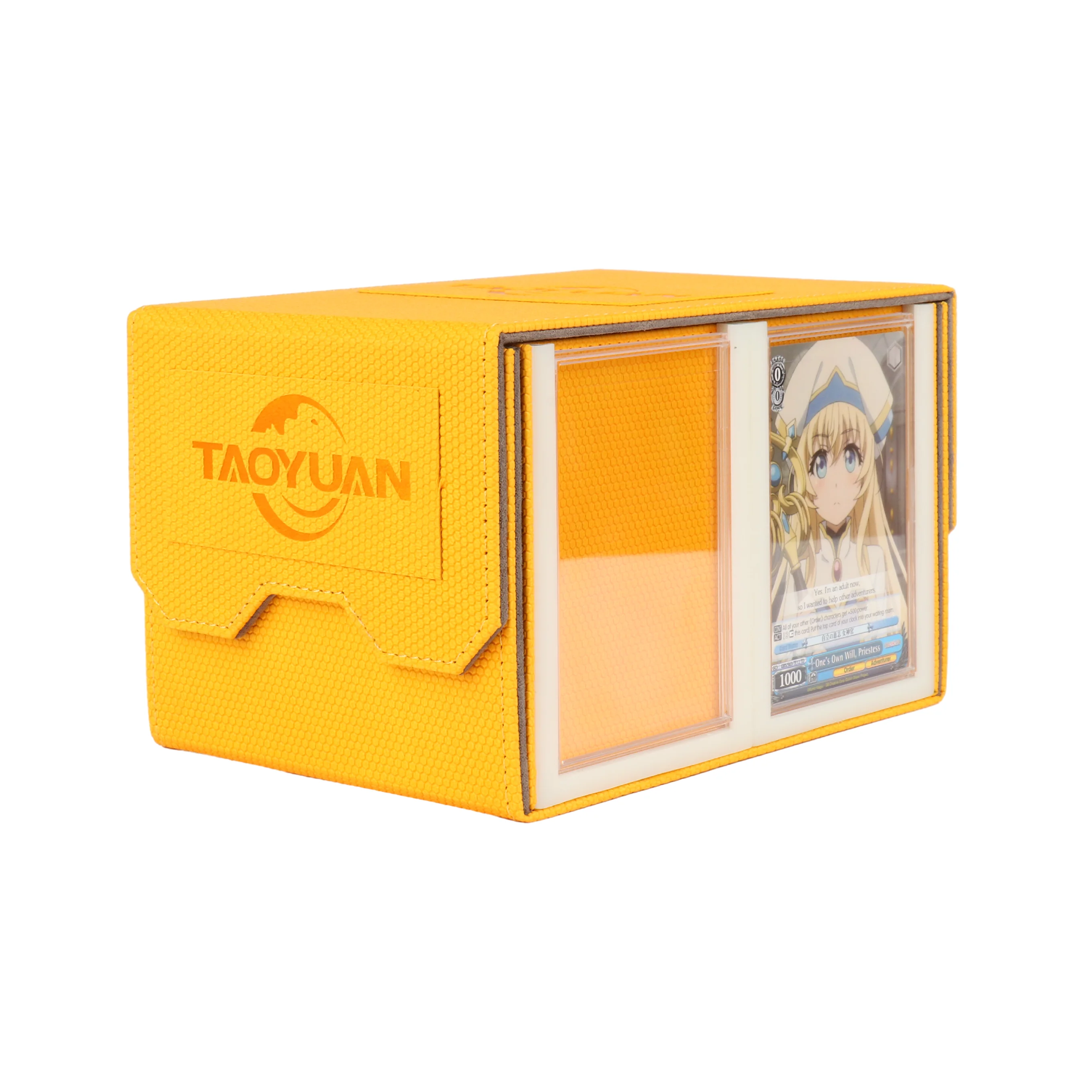 Custom Made 2024 Popular Gamegenic Slide Card Case Deck Box Black Jewelry Box Premium Leather Case Multifunction CLASSIC Square