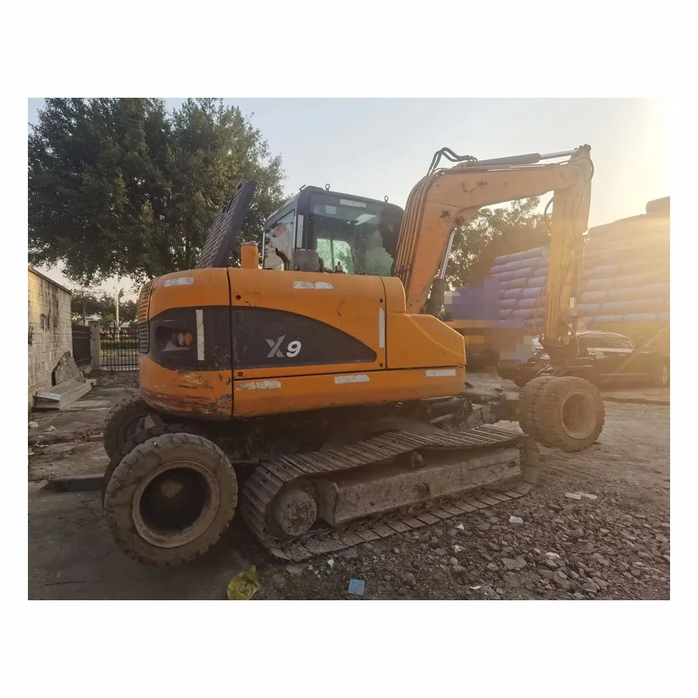 Rhinoceros x9 wheel crawler digging used excavator