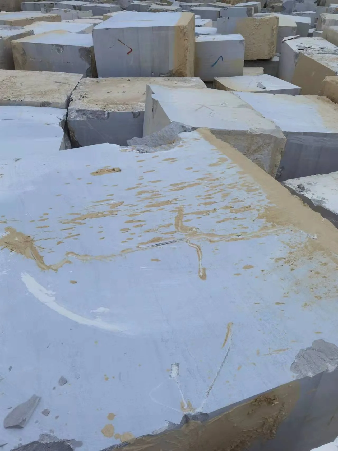 Special Hot Selling Jazz Grey Raw Marble Blocks Rough Block Marble Price Marble Block