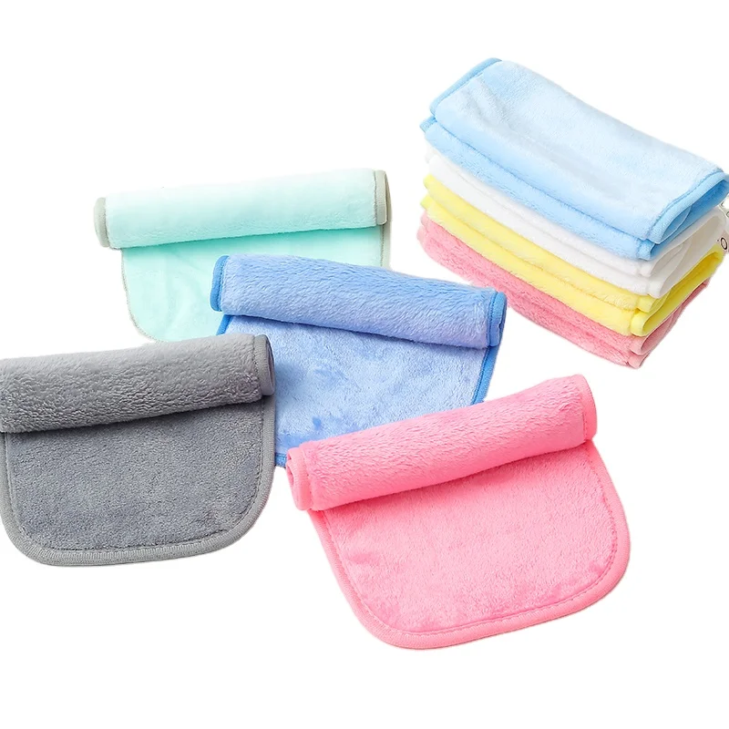 Custom Label Colorful Microfiber Makeup Remover Towel Facial Care Bandana for Make up Cloth Towel