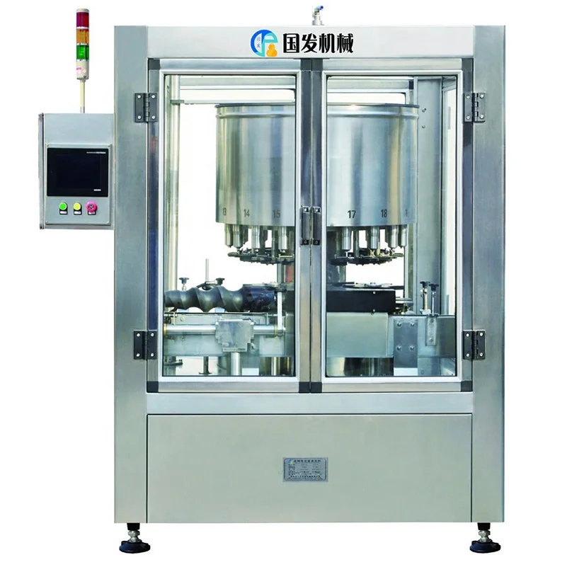 3-In-1 Filling Machine Line Aluminum Cap Glass Bottle Alcohol White Wine Filling Machine Bottling Line