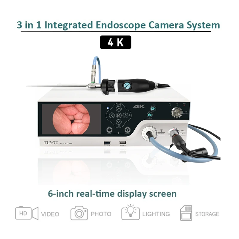 TuYou Portable Endoscope Surgical Endoscope Laparoscopy Imaging System Camera