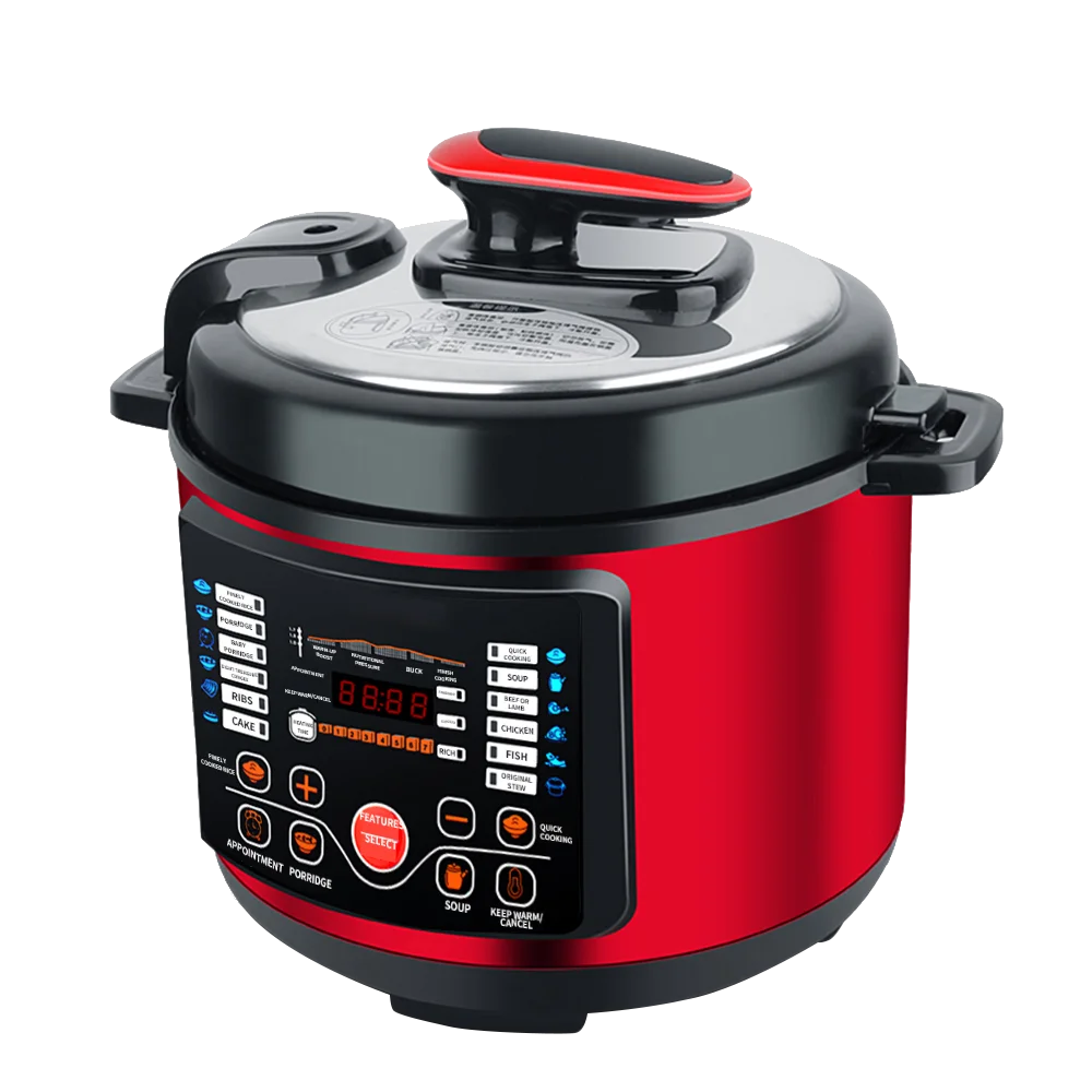 
6 Liter 1000W Stainless Steel Housing Drum Shape non-stick Pot Programmable Multi Cooker 
