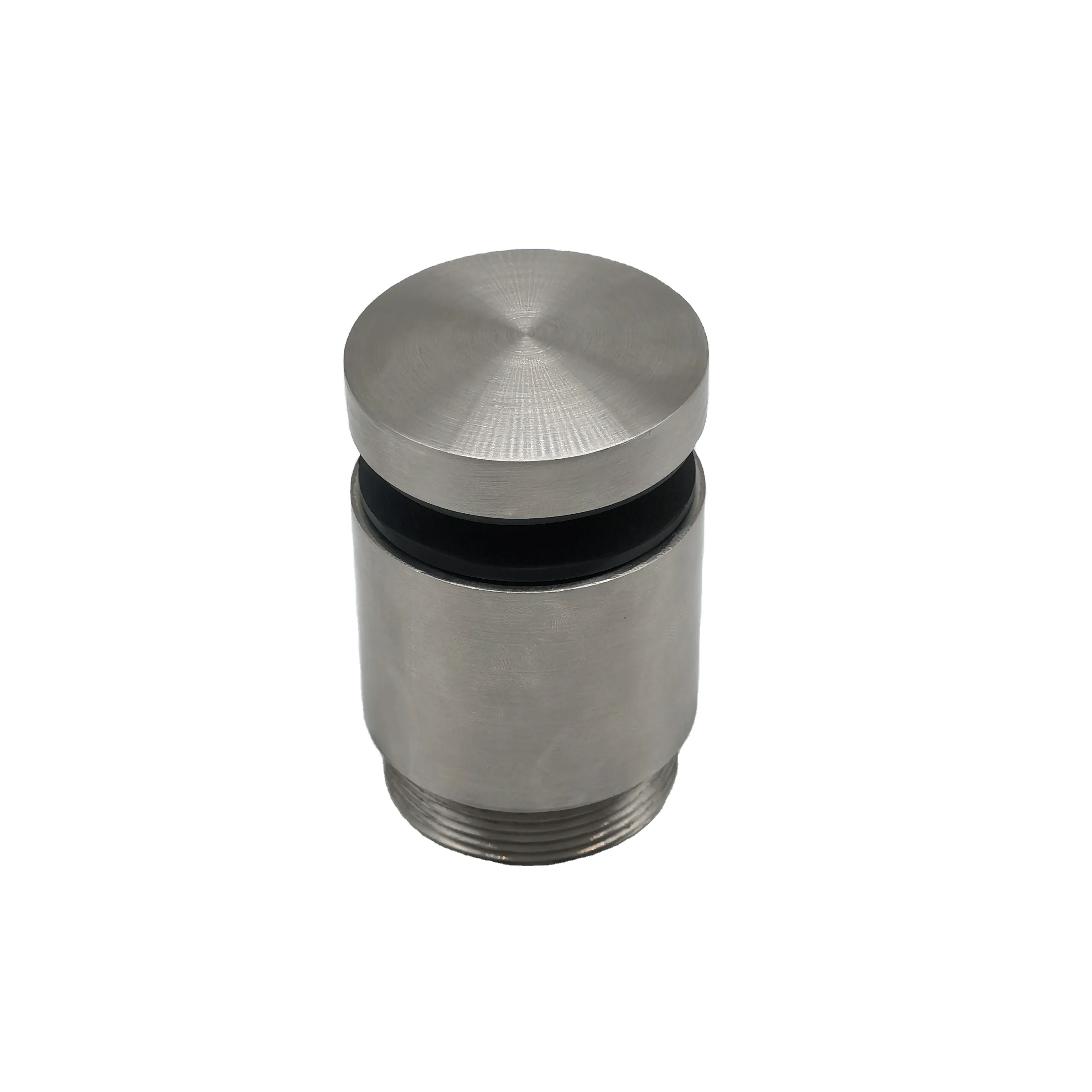 Glass stair hardwares chrome standoffs glass fitting glass balustrade