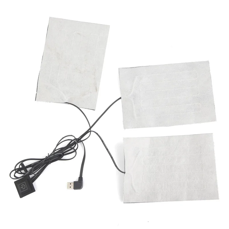 Three-pieces fiber electric heating elements