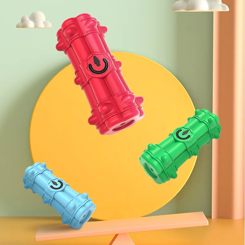 
Natural Rubber two-headed vocal sound toy bomb shape pet toy Dog chew vocal sound toys 