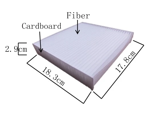 New Products high efficiency Car Air Cabin Filter  OEM   80291-SAA-E01 for  HONDA CITY JAZZ
