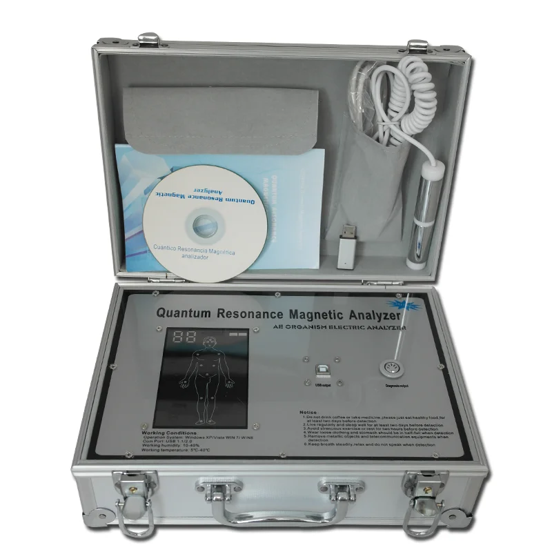 The 4th quantum resonance magnetic analyzer with 45 parameters