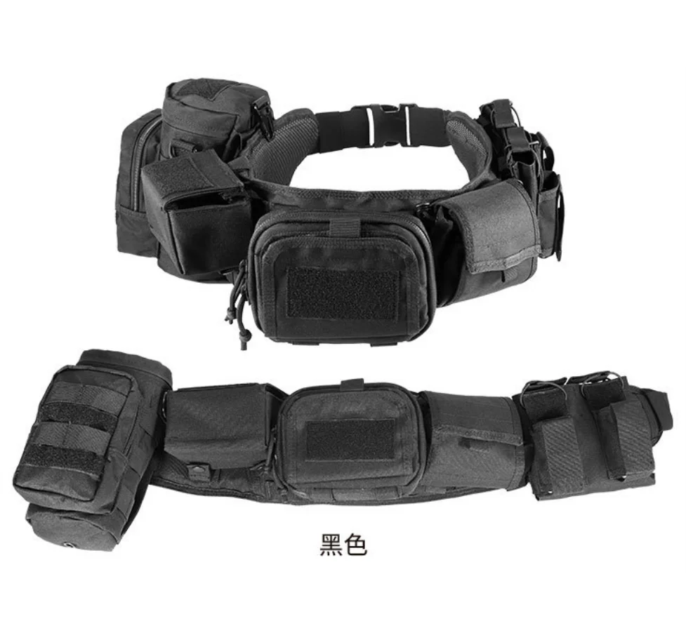 DFGB05 YAKATA 5 pcs kit Camouflage tactical waist belts with multi pockets molle system durable and multi function detachable