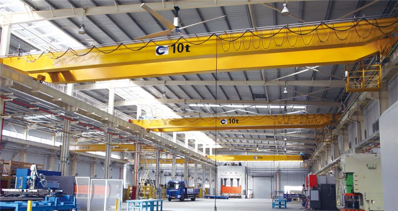 European Standard Low-headroom 5ton 10ton 20ton Top Travelling Double Girder Overhead Crane
