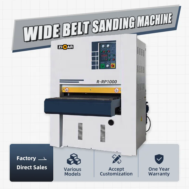 ZICAR Customized Woodworking Cabinet Door Mdf Plywood Sanding Machine For Wooden Work Cabinet Door Sander