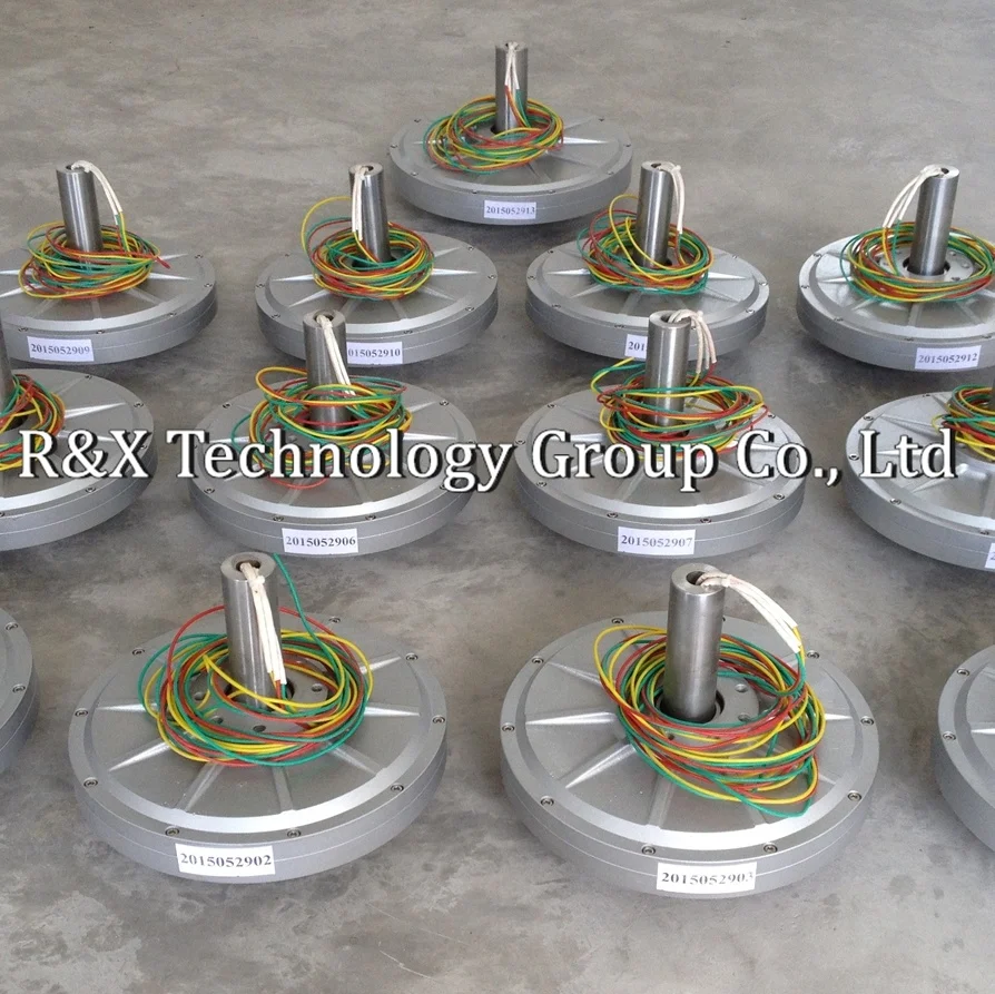 Manufacturer Custom 500w 300rpm AC 3 Phase Disc Coreless Free Energy Electricity Permanent Magnet Generators Alternator