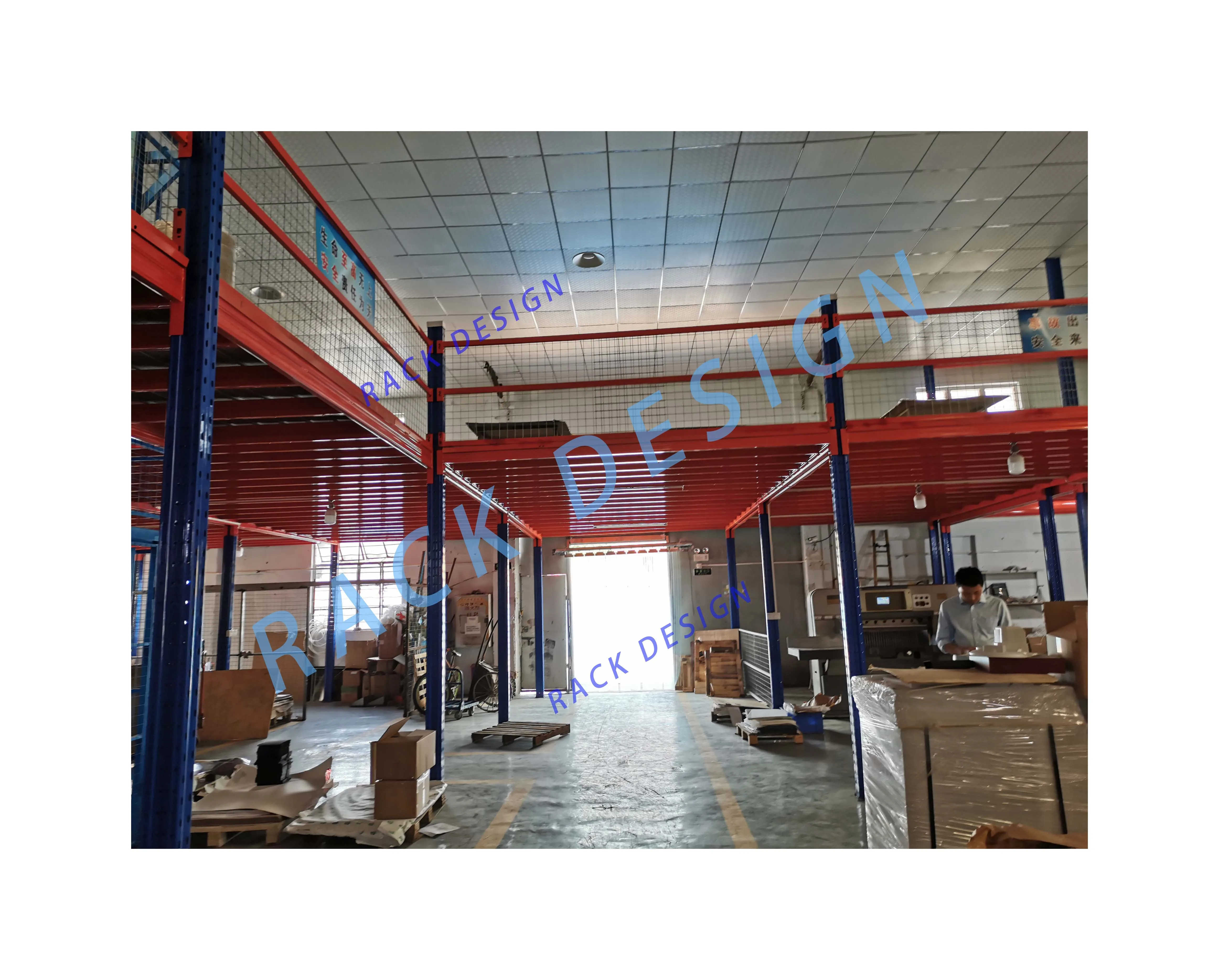 Pallet Rack Supported Adjustable Heavy Duty Shelving Warehouse Steel Attic Platform