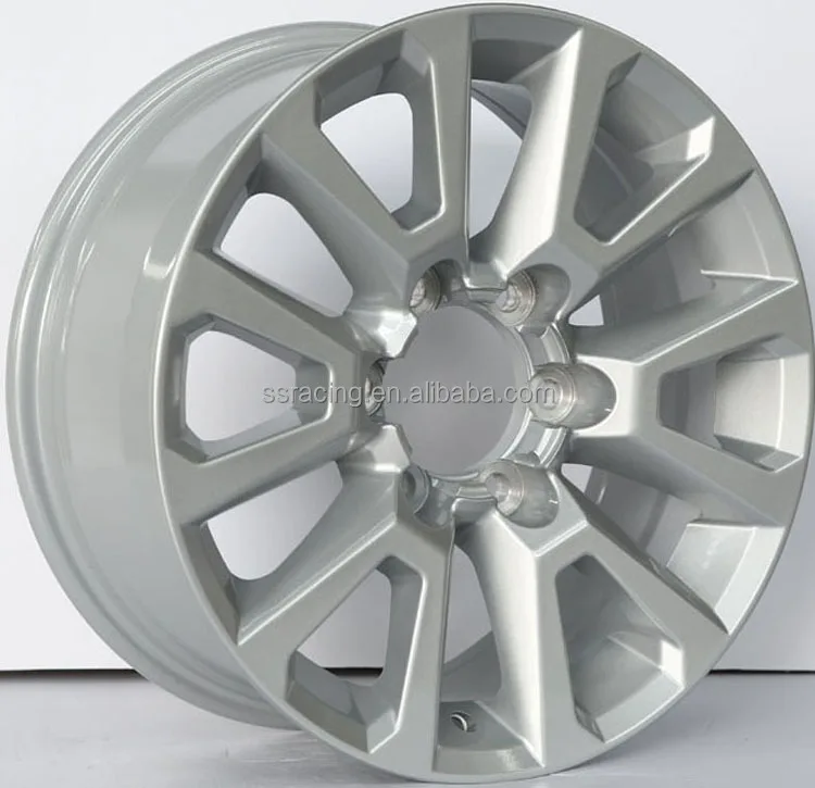 2021 New Arrival Hyper Silver Concave 18 17 20 Inch Die Hub Off-Road Casting Wheels For Land Cruiser
