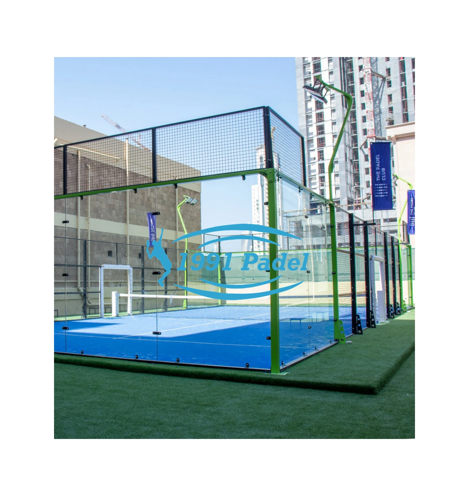 Китайский поставщик Роскошная клетка для тенниса классический открытый Padel Court для продажи