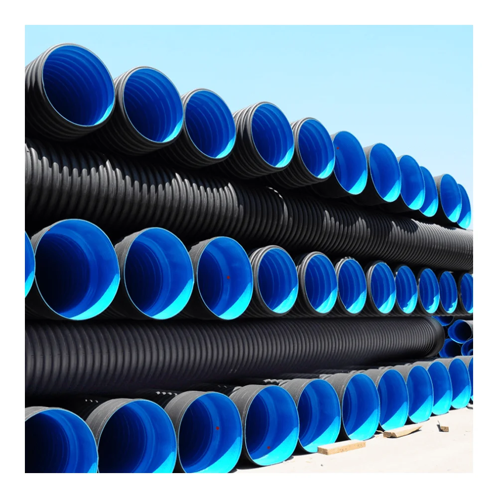 ISO4427 IPS DIPS водопроводная труба HDPE дренажные трубы Двойная Стенка сильфоновая