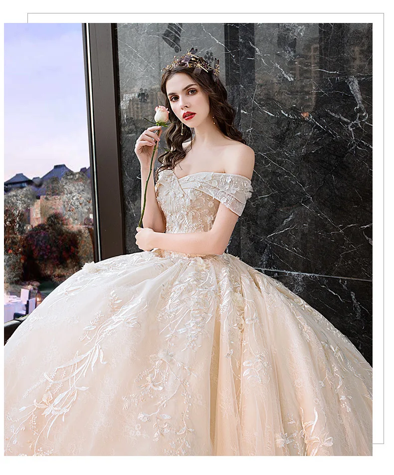 Элегантные свадебные платья, свадебные платья с бусинами, V-образным вырезом, рукавом, шлейфом, свадебные платья для беременных, свадебное платье