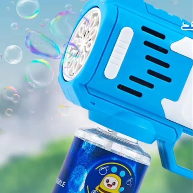 wholesale product summer kids toys  automatic plastic children bubble gun machine toys kids bubble gun soap bubble for outwork
