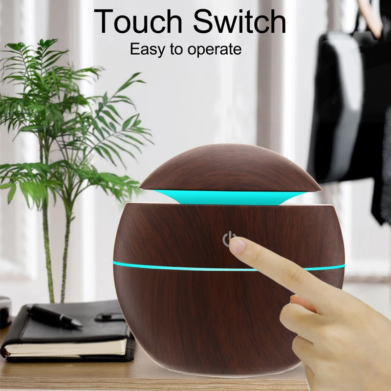 new designer high quality 130ML Essential Oil Diffuser 7 Colors factory price Diffuser Air Humidifier