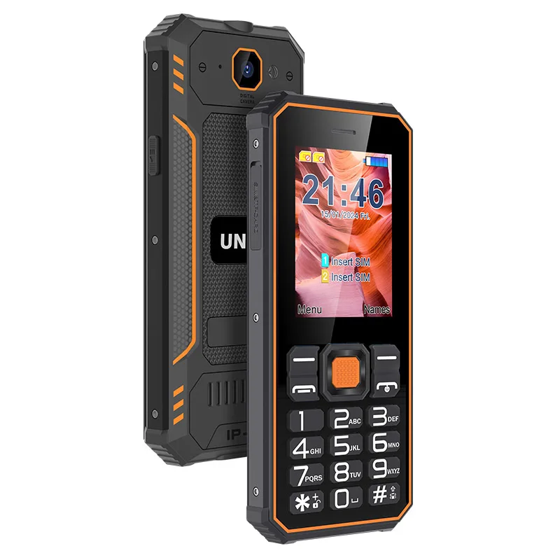 UNIWA S2 2.4 Inch Dual SIM IP68 Waterproof Rugged feature Phone with Long Standby and flashlight