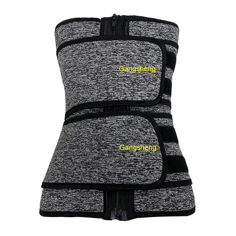 Customizable logo soft latex neoprene sport weight loss sweat belt women trimmer waist trainer slimmer body shaper belt
