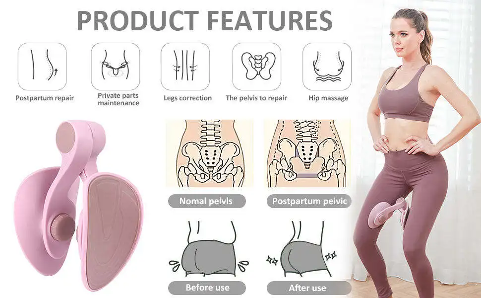 CHOOYOU Customized Hip & Pelvic Trainer Kegel Exercises Device Exercise Arms Buttocks Machine