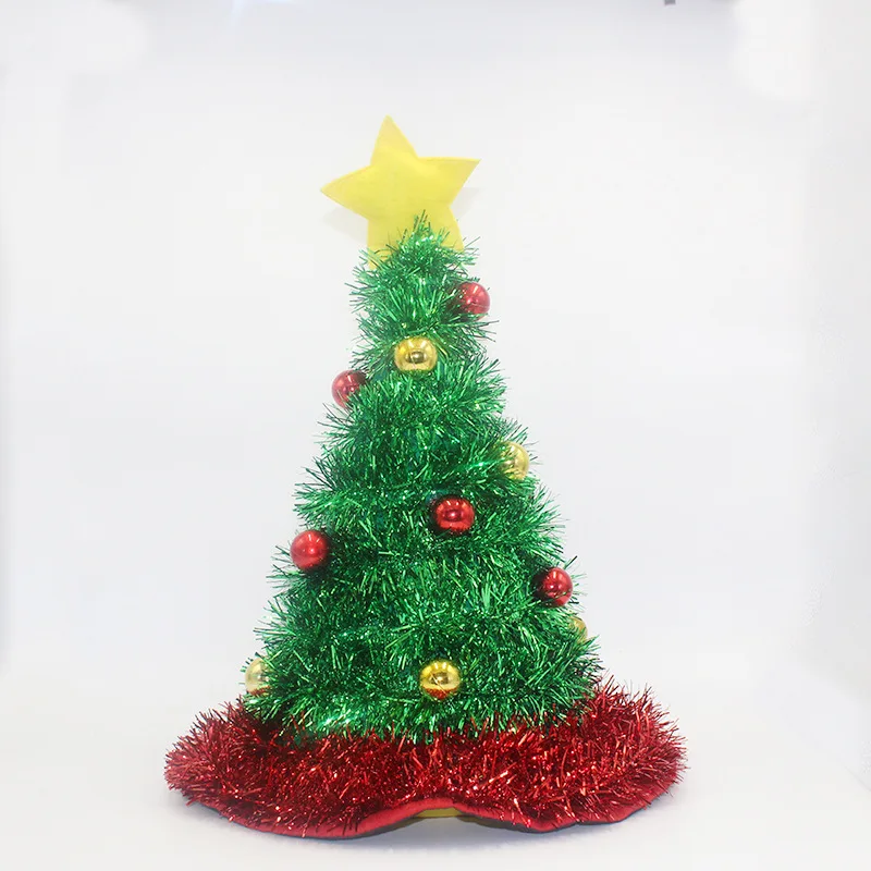 Christmas Tree Hat On Headband Christmas Xmas Party Santa Fancy Dress Costume Hat Holiday Decorations Headgear