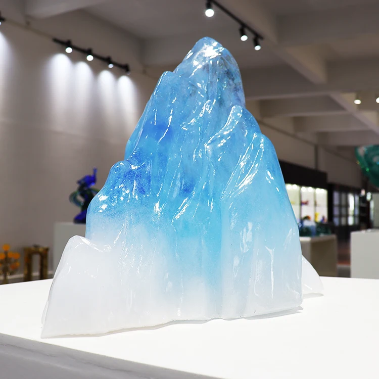 Customize Crystal Grafts Glass Handmade Artist Decoration for Art Hotel Decoration