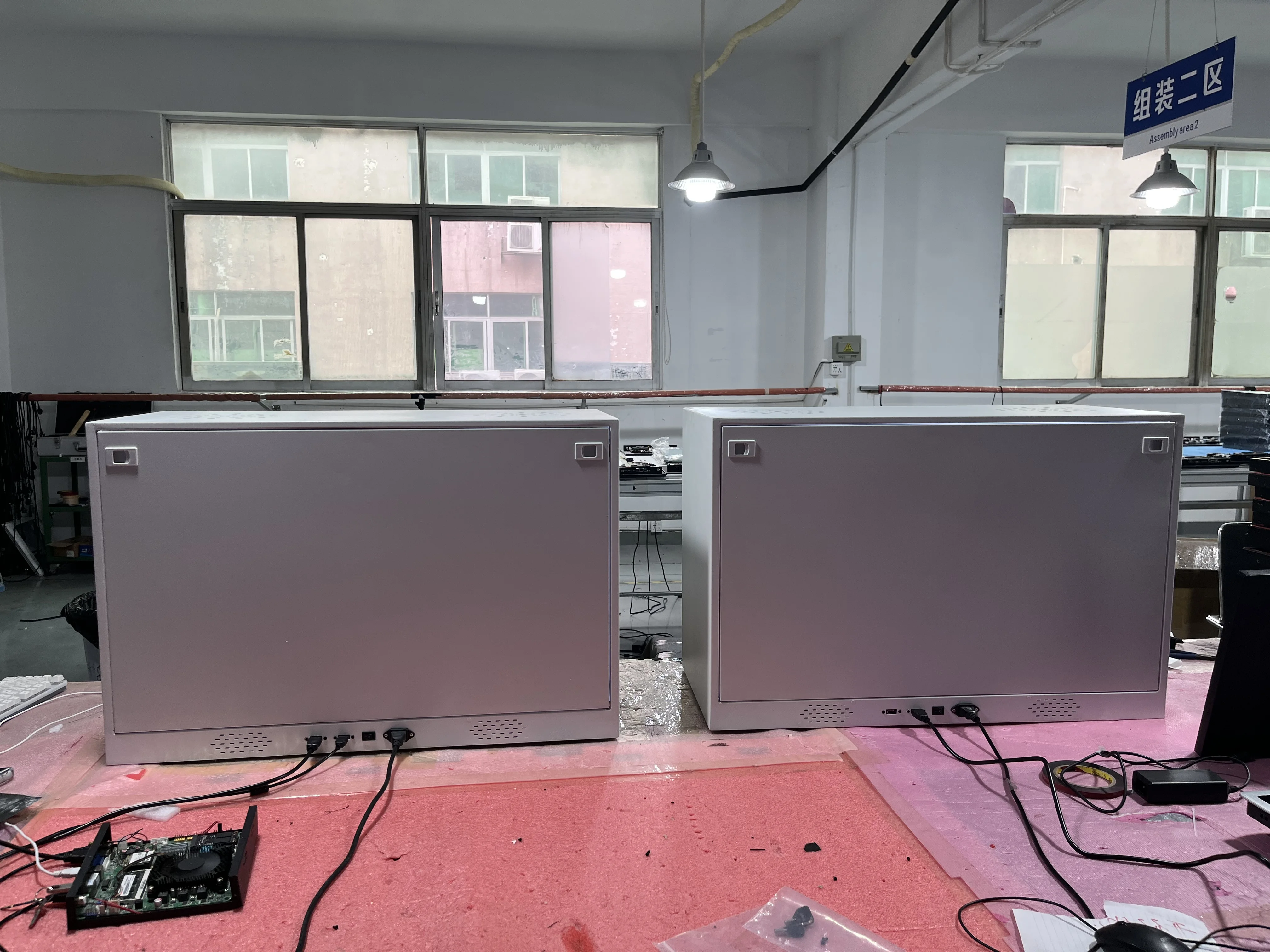 Full HD 3D Holographic showcase transparent lcd display advertising hologram 3d display