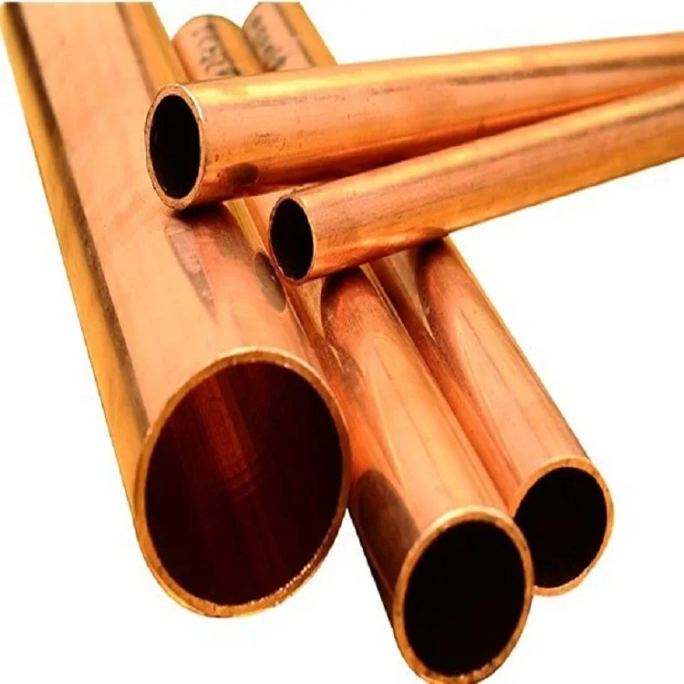 Straight ASTM C10100 C10200 Copper Tube / Copper Pipe