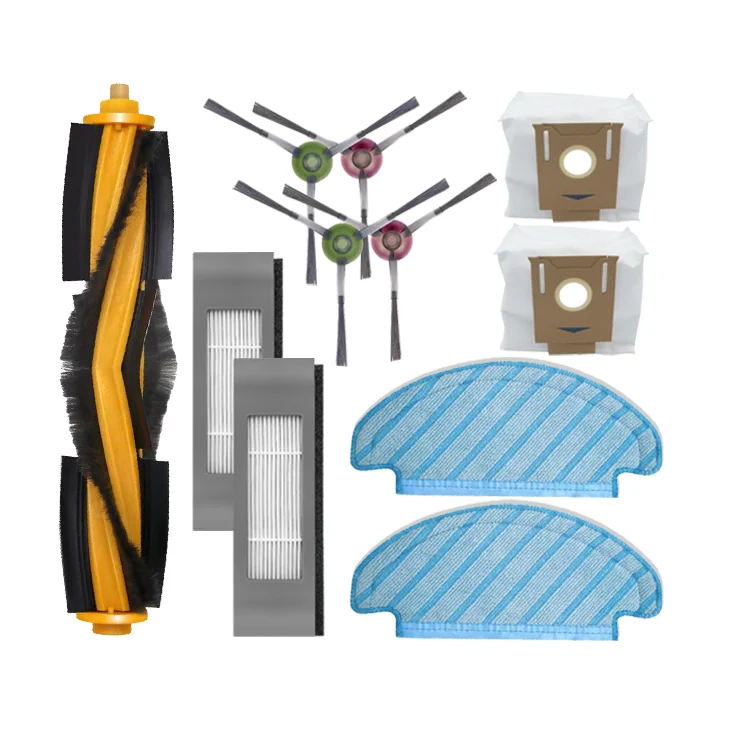 Factory hot sale main side brush filter mop dust bag Ecovacs deebot T8 N8 T9 robot vacuum cleaner parts