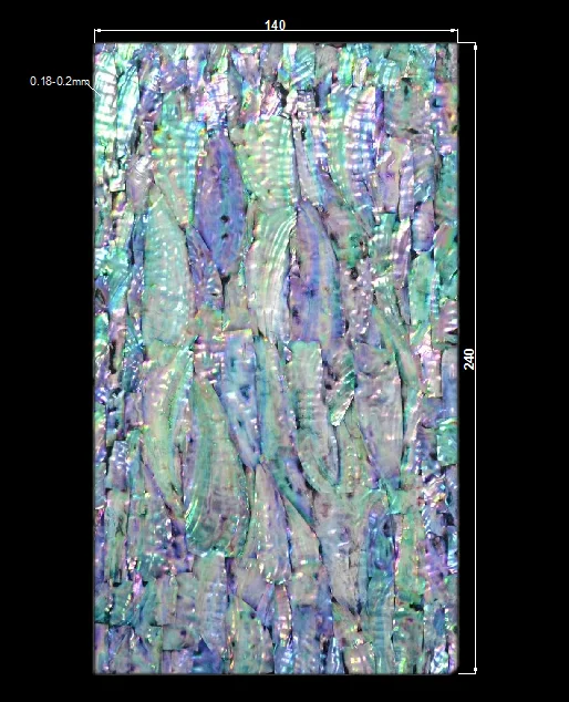 Customizablemother pearl of shell plates In Decoration  DB002