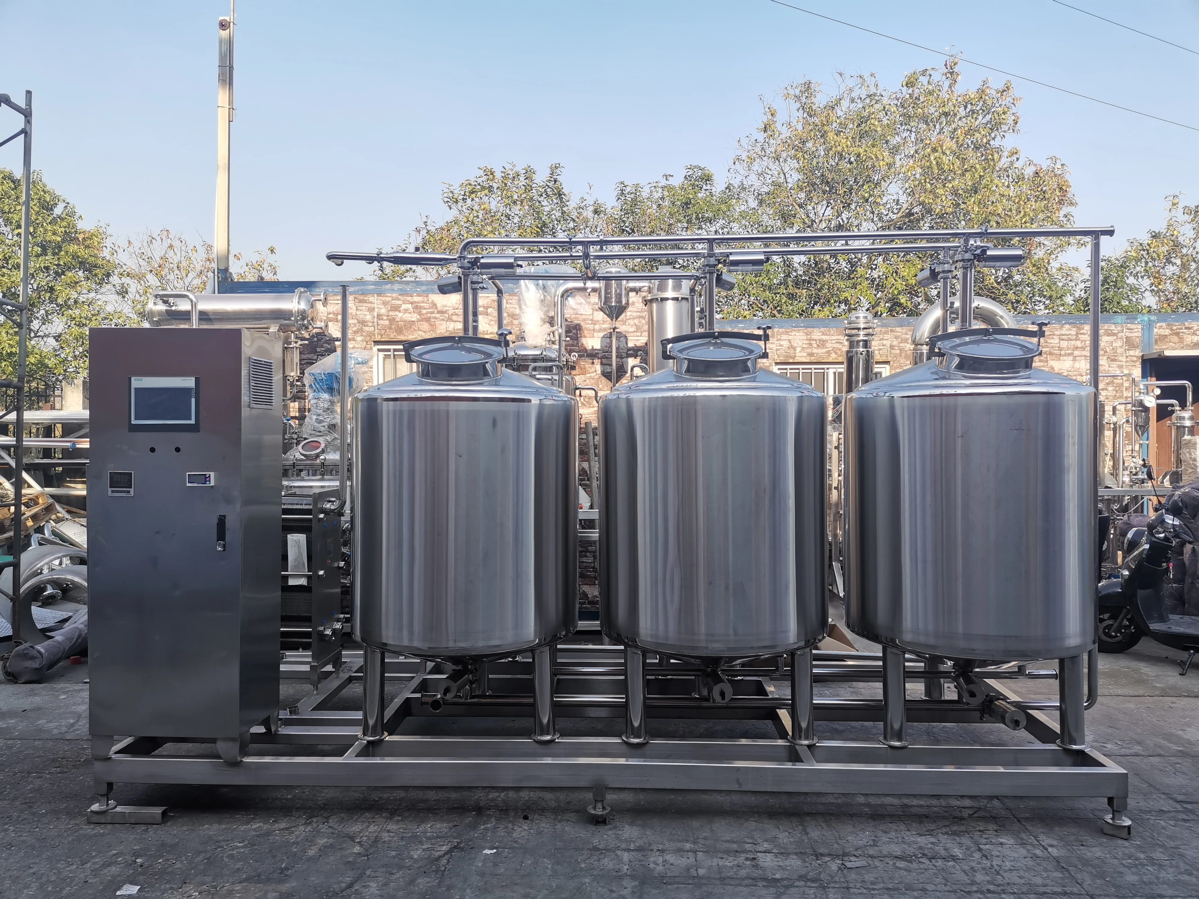 CIP automatic cleaning system equipment for machine cleaning