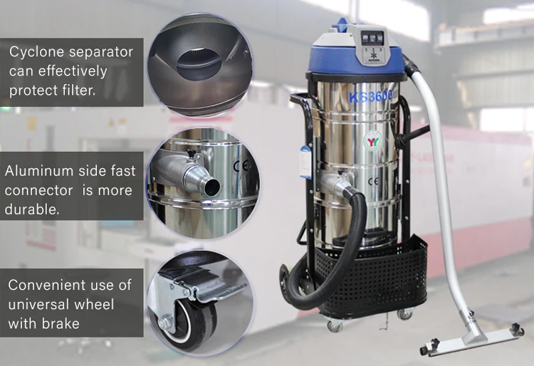 KS3600 Best Sale Vacuum with Star Filter cleaning Heavy Duty Industrial Vacuum Cleaner