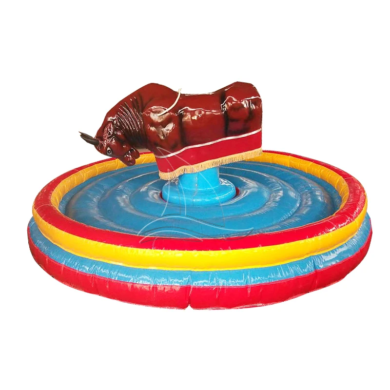 High Quality Wholesale Cheap Price Carnival Game Ride Mechanical Bull Attraction Electric Inflatable Bull Ride For Sale