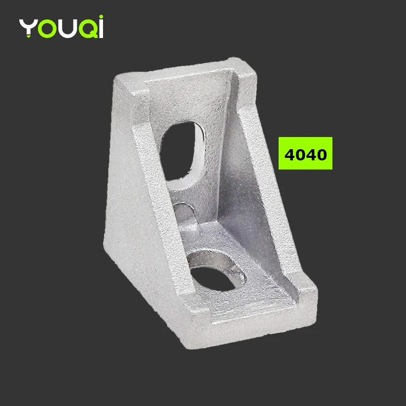 YouQi Corner Bracket Right Angle L Shape Corner Bracket 4040 for Extrusion Profile