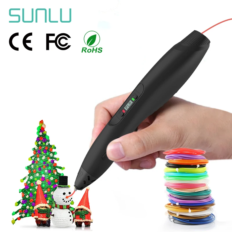 SUNLU smart 3doodler painting art pringtim pen for girls child cheap set with filament 3d pen