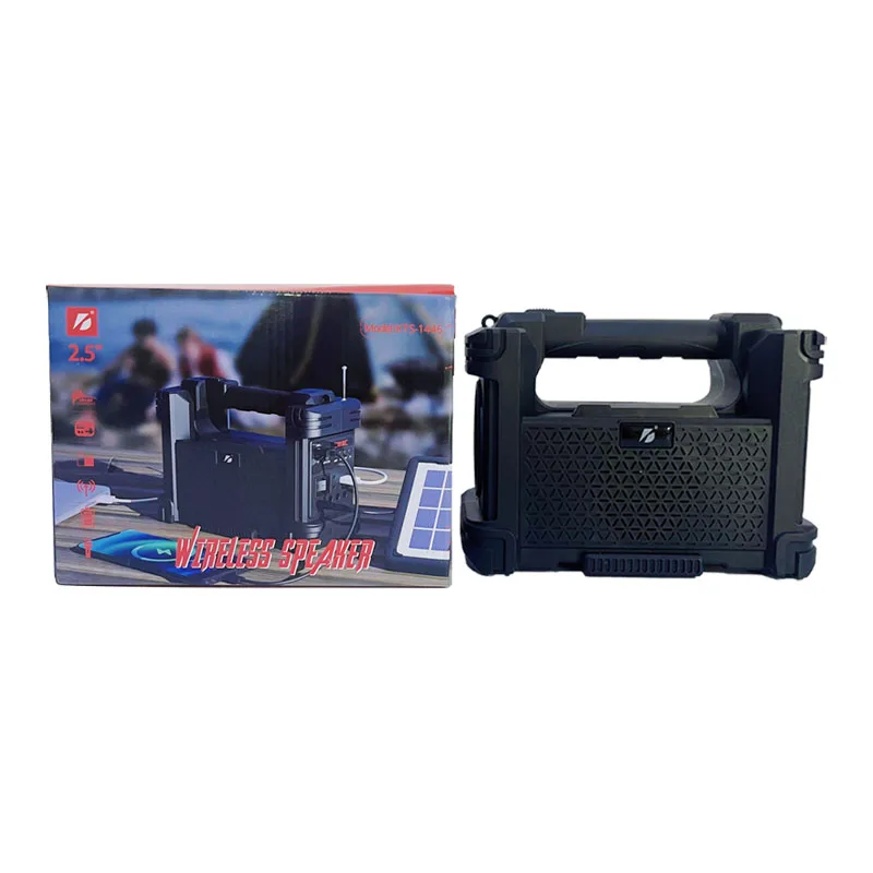 Fm Am Sw 8 Band Receiver Solar Powered Generator Charging Professional Radio Emergency Light with Solar Panel Speaker Lights