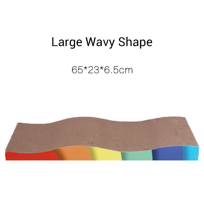Cat Toys New Shape Claw Sharpener Large Wear-resistant Corrugated Paper Cat Claw Board High Quality Cat Scratching Board