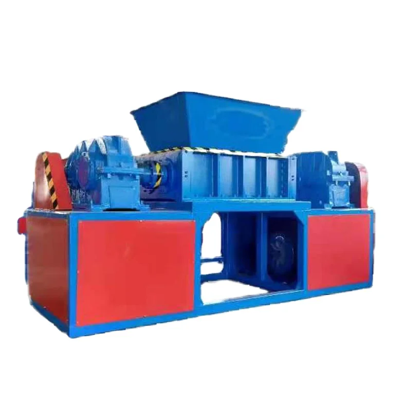 Low Price Stable Waste Plastic Recycling Crusher Double Shaft Shredder Machine/ Carton Tyre Shredder