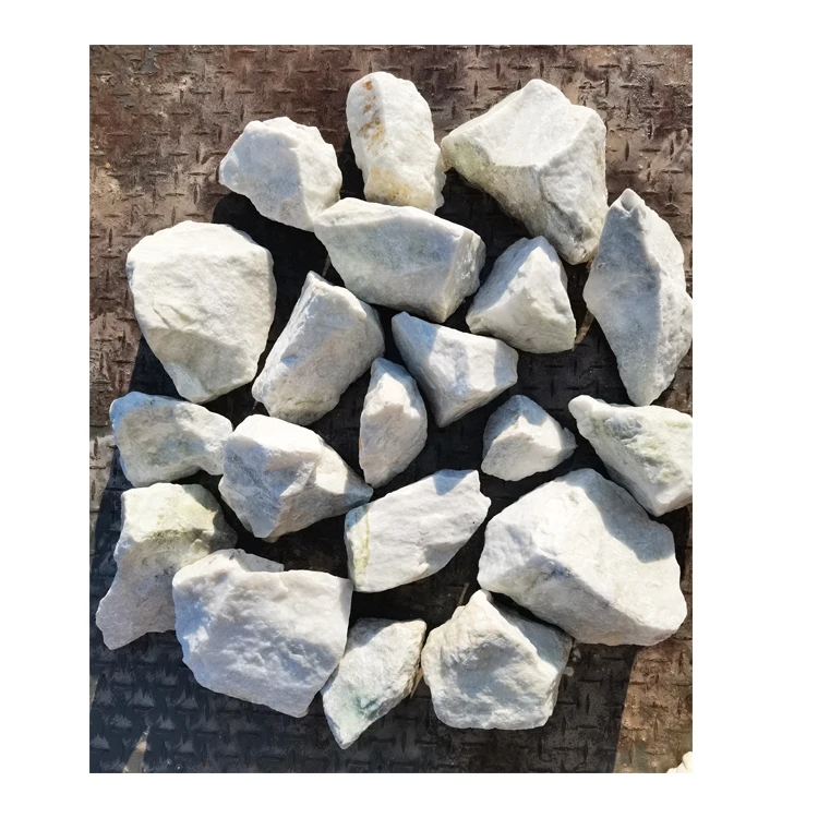 white No.19 large size  80-300mm natural stone rocks for waterfall landscape and decorate the garden
