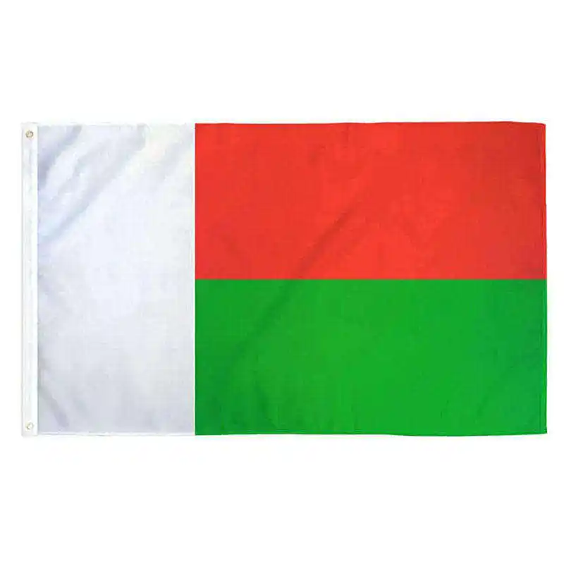 Huiyi Polyester Country Flags Promotional Advertising Custom 90X150Cm National Madagascar Flag