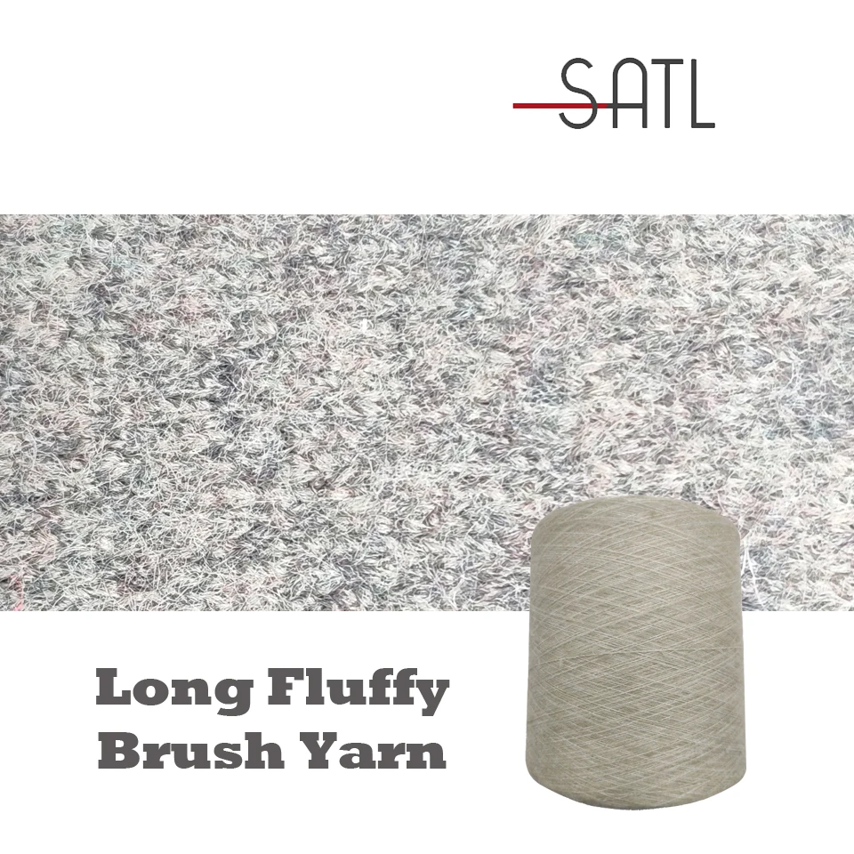 Sustainable Fancy Yarn 1/11nm 33% Recycled Polyester 26% Acrylic 24% Polyester 14% Nylon 3% Spandex Blend Yarn Crochet Knitting