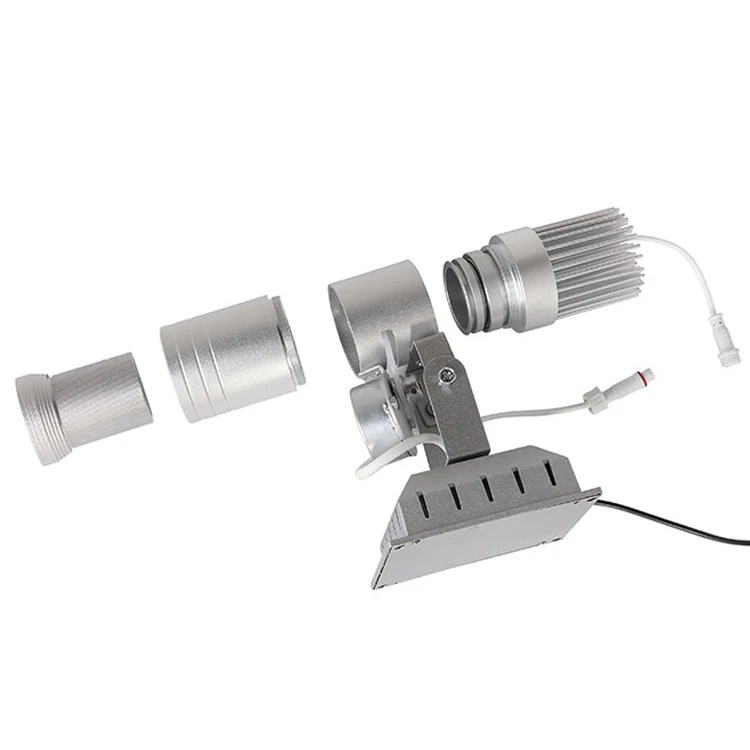 
Rotating 15w gobo display customer logo projector flashlight 
