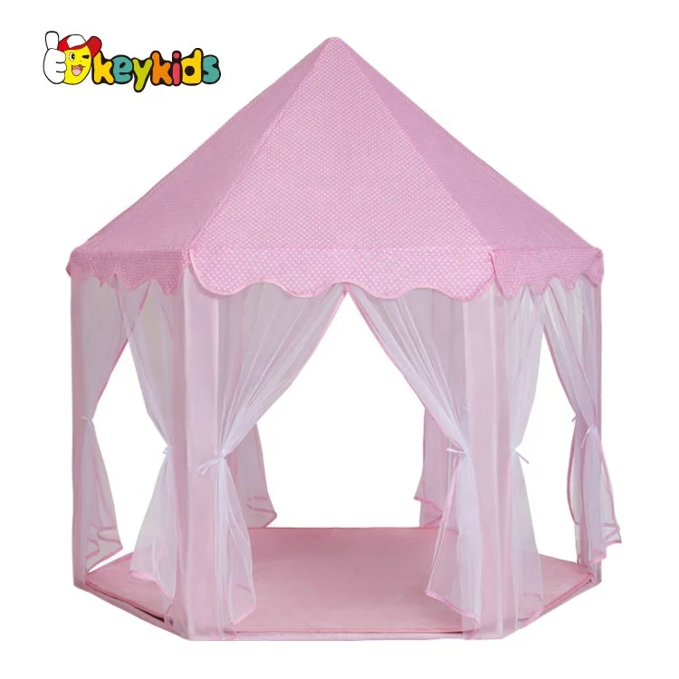Large pink blue kids play tent house set for Indoor and Outdoor W08L124